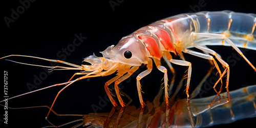  hyper realistic illustrations of Banded boxer shrimp