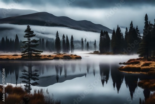 morning in the mountains