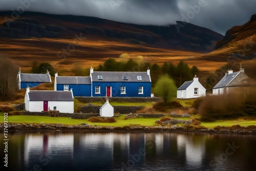 house in the mountains