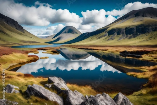 lake in the mountains
