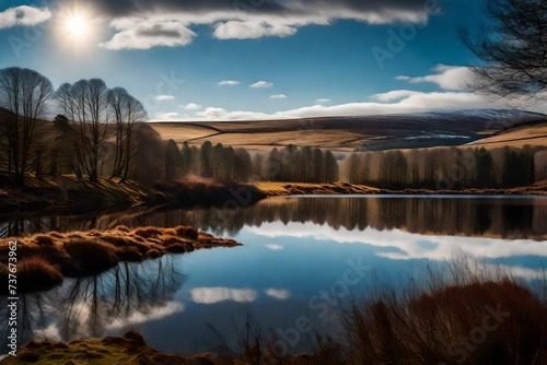 lake in the mountains