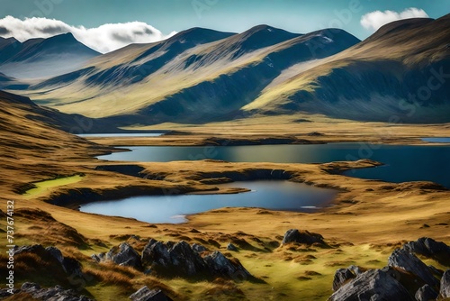 lake in the mountains