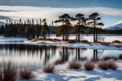 sunset in the mountains