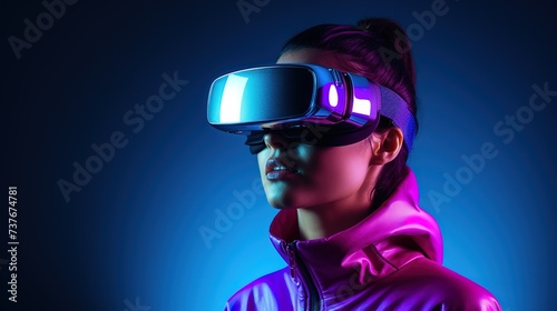 illustration of a person using VR © candra