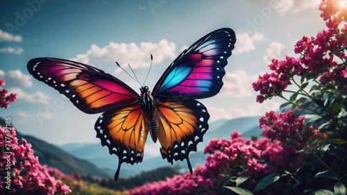 Monarch butterfly on a flower, Butterfly on flower, Butterfly wallpaper, Butterflies are flying on flowers and it is a natural background