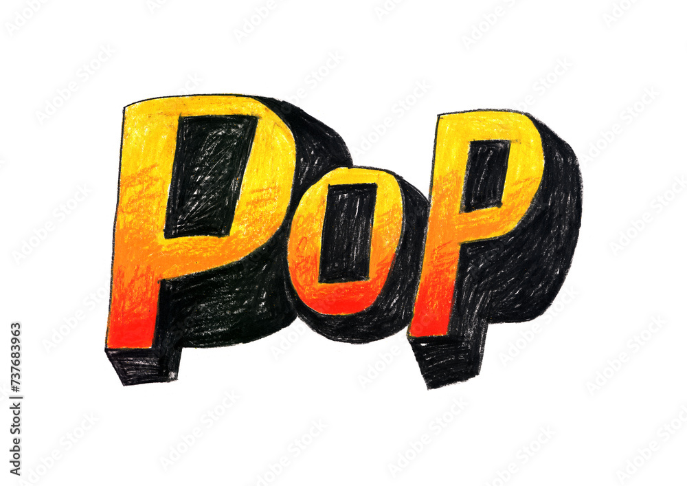 POP Art Block Letters POP Art Block Letters