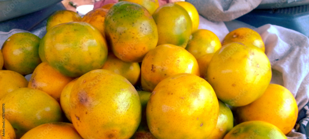 Orange fruit for healthy living 