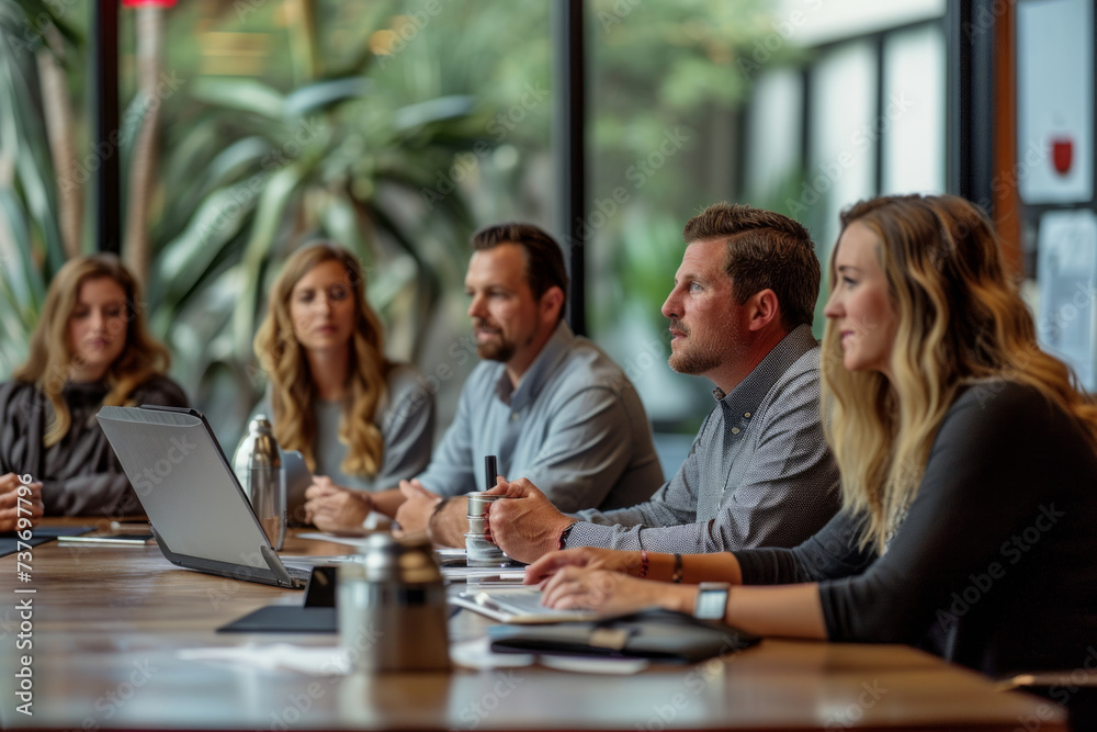 Corporate Business Photography of a Strategic Planning Committee, Generative AI4 Corporate Business Photography of a Strategic Planning Committee, Generative AI4