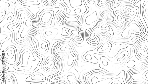 Background of the topographic map. Topographic map lines, contour background. wood grain texture. Dense lines, Background of the topographic map. Topographic map lines,