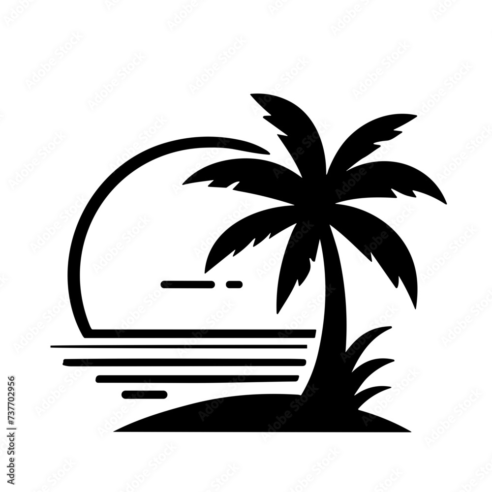 Palm Tree, Summer Palm, Summer Scene, Palm Island, Palm Sunset, Beach ...