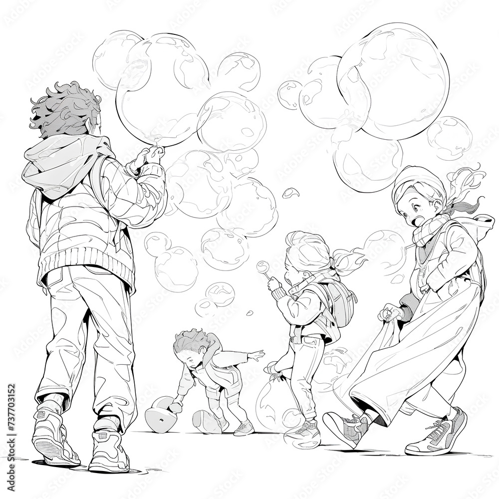 Obraz premium kid's coloring book