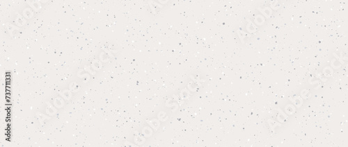 Grain craft paper seamless texture. Natural grey grunge surface design. Cream rice paper repeating wallpaper. Vintage ecru background with dots, particles, speckles, specks, flecks. Vector backdrop