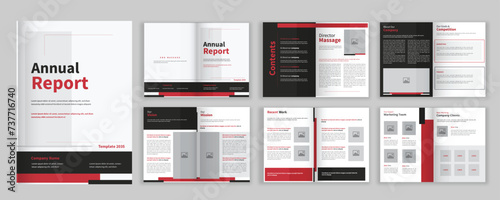 annual report design vector template brochures, magazine a4 size photo