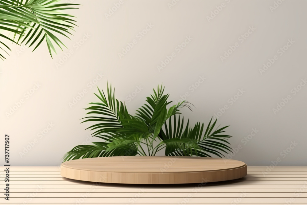 Obraz premium Podium mockup display for product presentation