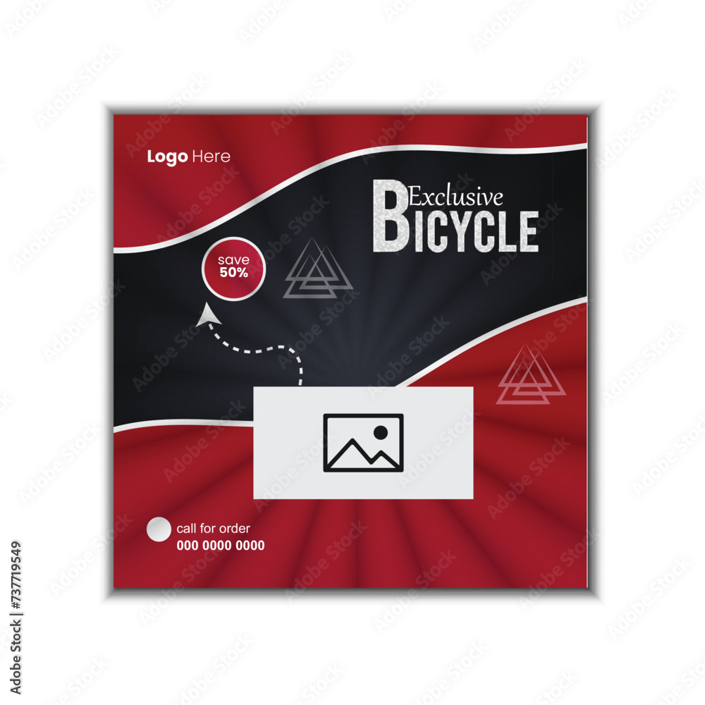 bike social media post design template bike social media post design template