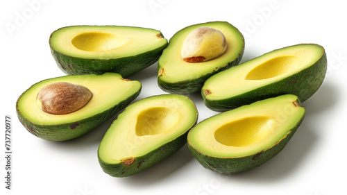 Sliced Avocado Patterns - The Art of Healthy Food Arrangement