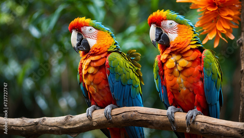 blue and yellow macaw