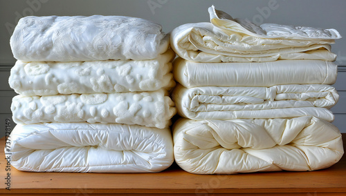 Clean and Cozy Textile Close-Up, Emphasizing Comfort, Warmth, and the Importance of Quality Home Linens © Rabbi