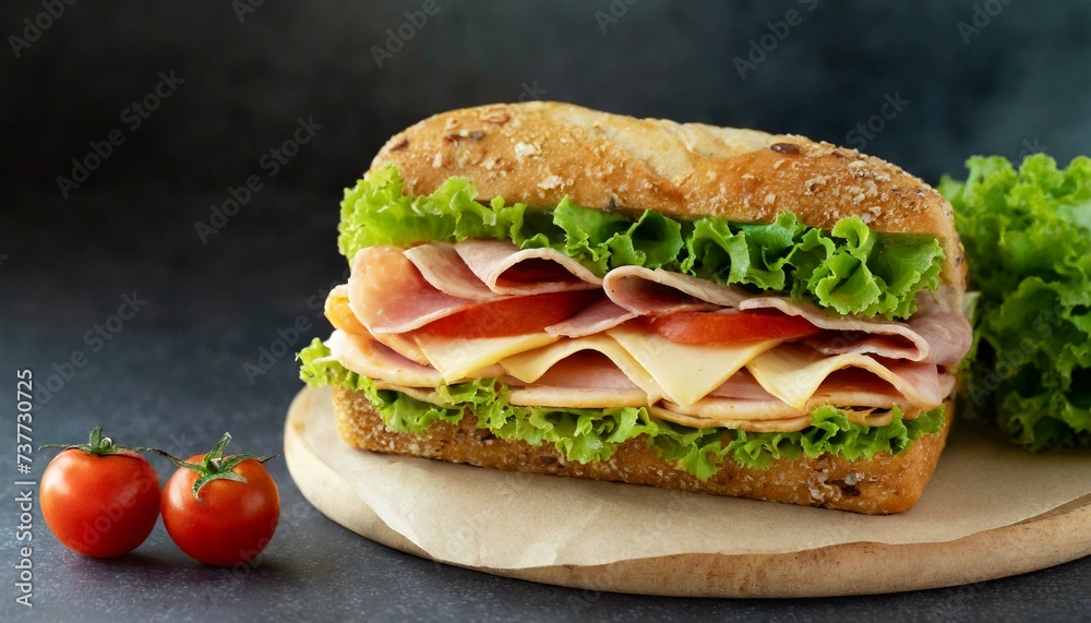 Satisfying Snack: Delicious Club Sandwich with Bacon, Cheese, and Fresh Ingredients, Perfect for Breakfast or Lunch
Satisfying Snack: Delicious Club Sandwich with Bacon, Cheese, and Fresh Ingredients, Perfect for Breakfast or Lunch
