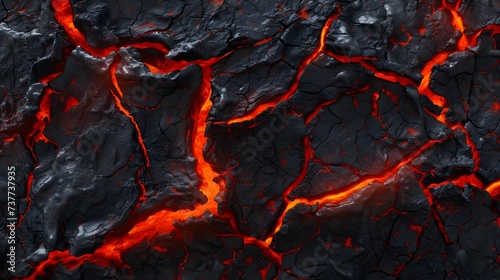Volcanic Eruptions: Seamless Textures for Hot Flowing Lava and Infernal Landscapes