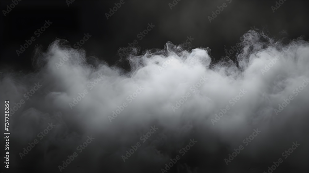 Horror Fog: Dark Mist and Steam Background for Atmospheric Overlays