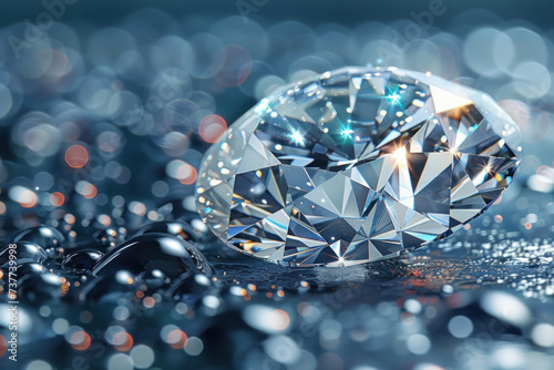 A diamond on dark background.