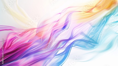 colorful smoke background for wallpaper on white