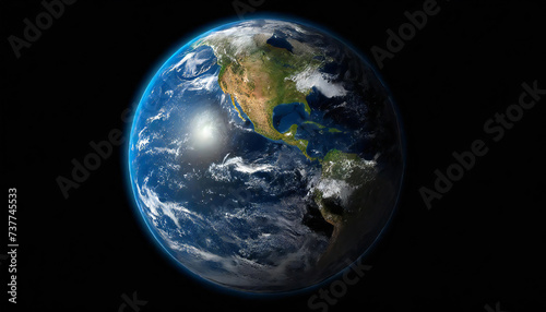                                                                   An image of the Earth seen from space. outer space. Earth.