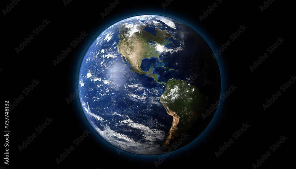 An image of the Earth seen from space. outer space. Earth. An image of the Earth seen from space. outer space. Earth.