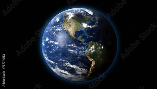 An image of the Earth seen from space. outer space. Earth. © seven sheep