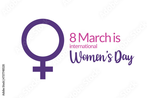 International women's day poster. women's day march 8 campaign