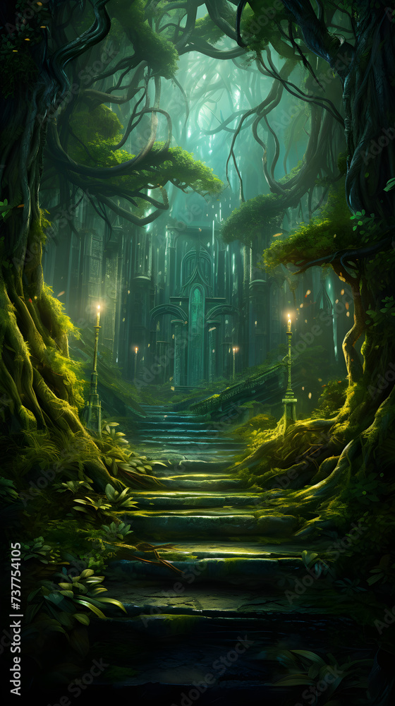 Enchanted Forest Journey: An Epic Quest Through MagicalLandscapes And Ancient Ruins