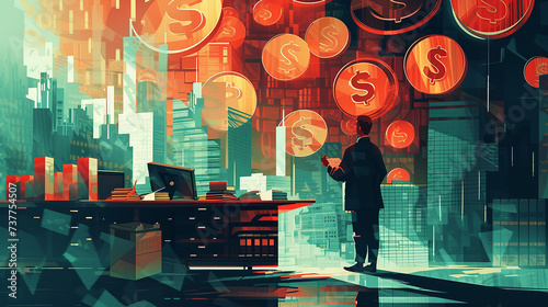 Thriving Amidst Tax Season: Business Concepts Illustrated