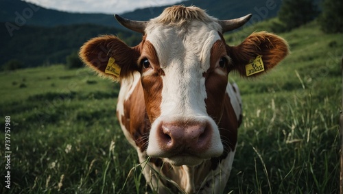 cow on a meadow