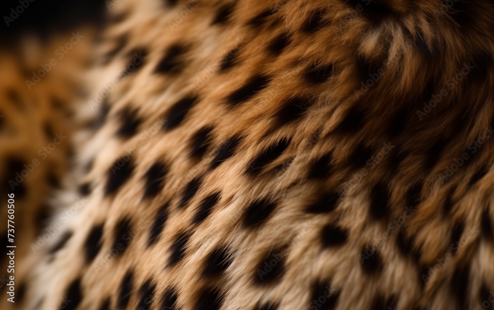 macro shot of cheetah fur macro shot of cheetah fur
