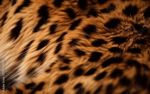 macro shot of cheetah fur