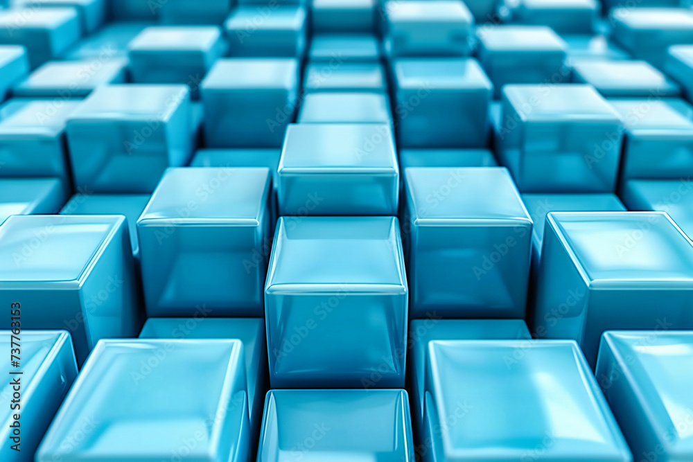 Fototapeta premium Vibrant abstract cube background, symbolizing modern design, technology, and colorful geometric patterns