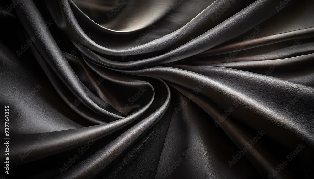 Obraz premium black satin background