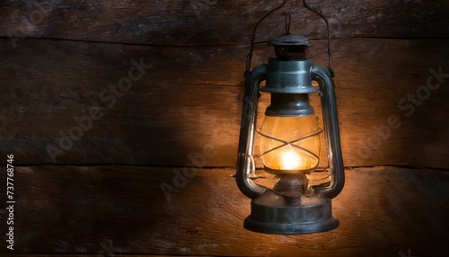 Nostalgic Nights: Old-Fashioned Lantern with a Cozy Glow
