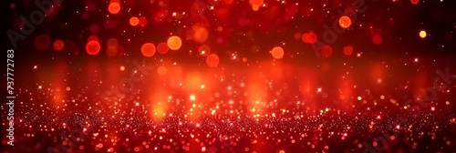 Red Shiny Glitter Wallpapers to Illuminate Your Christmas Spirit. Made with Generative AI Technology