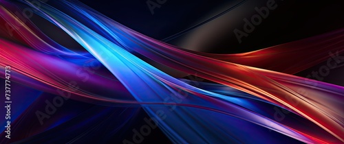 An abstract colored background with a rainbow light in the middle