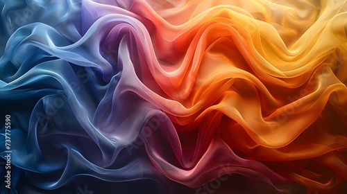 Abstract Gradient Texture with Vivid Colors and Dynamic Blending