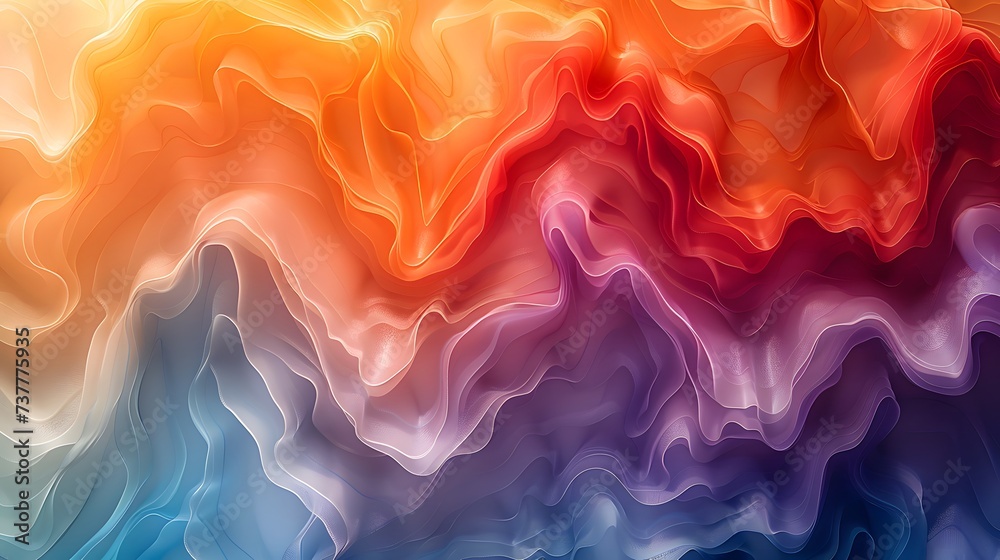 Abstract Gradient Texture with Vivid Colors and Dynamic Blending
