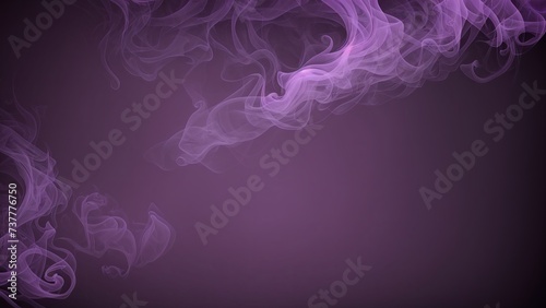 Dreamy Purple Smoke Abstract Design 