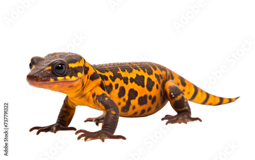 Realistic Sly Salamander Image on transparent background