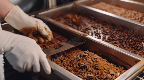 Capture the_delicate_process of chocolate production