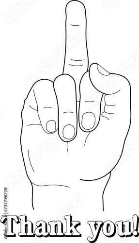 Middle Finger Hand SVG Humor Funny prints