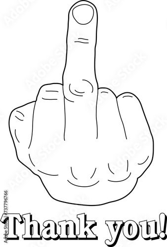 Middle Finger Hand SVG Humor Funny prints