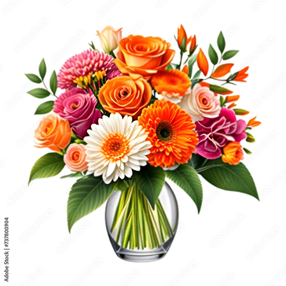 A Bouquet Of Flowers With Orange Free PNG and Clipart A Bouquet Of Flowers With Orange Free PNG and Clipart
