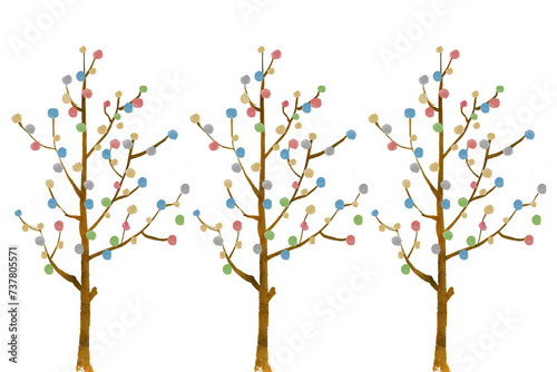 a colorful tree